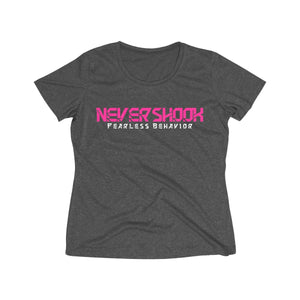 Never Shook Women's Heather Wicking Tee