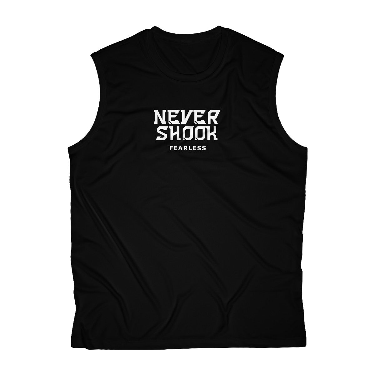 Never Shook Men's Sleeveless Performance Tee
