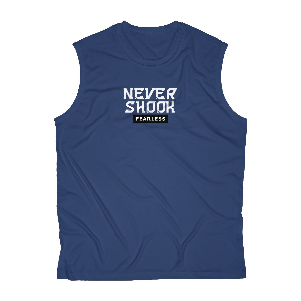 Never Shook Men's Sleeveless Performance Tee