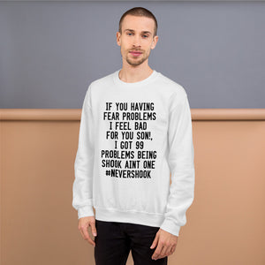 never shook sweater